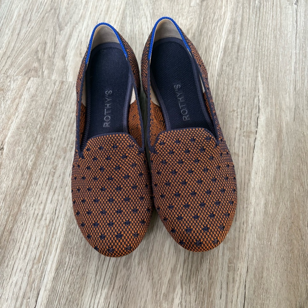 Rothy's Limited Edition Sienna Dot Loafers NWOB size 7.5